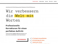 text-korrekturen.ch Webseite Vorschau