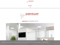 silentium-raumakustik.de Webseite Vorschau