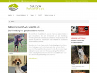 salva-hundehilfe.de Webseite Vorschau