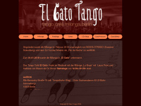 elgatotango.de Webseite Vorschau