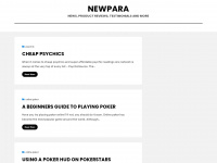 newpara.com Webseite Vorschau
