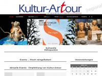 kulturartour.de Webseite Vorschau