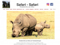 safari-safari.de Webseite Vorschau