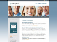 temproll.ch Webseite Vorschau