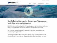 aquastat.ch Webseite Vorschau