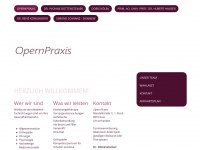 opernpraxis.at Webseite Vorschau