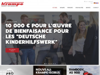 krampe.fr Webseite Vorschau