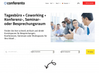 conferento.com Webseite Vorschau