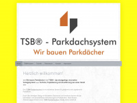 tsb-parkdachsystem.de Webseite Vorschau