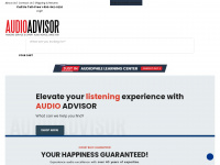 audioadvisor.com Webseite Vorschau