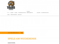 tigers-wiesloch.de Webseite Vorschau