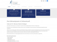 zahnarzt-vohenstrauss.de Webseite Vorschau