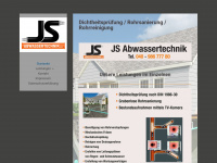 js-abwassertechnik.de Webseite Vorschau