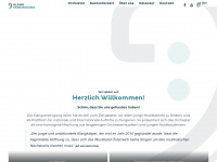 klangvereinigung.at Webseite Vorschau