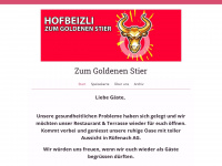 zumgoldenenstier.ch Webseite Vorschau
