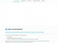 sdg-investments.com Webseite Vorschau