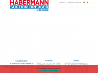 habermann-saugbagger.de Webseite Vorschau