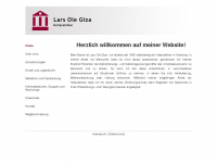 lars-ole-giza.de Webseite Vorschau