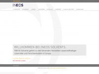 ineos-solvents.de Webseite Vorschau