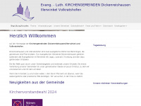 volkratshofen-evangelisch.de Webseite Vorschau