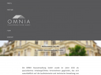 omnia-hausverwaltung.de Webseite Vorschau