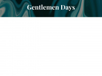 Gentlemendays.de