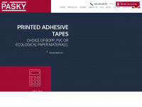 printed-tapes.com Webseite Vorschau