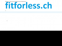 fitforless.ch Webseite Vorschau