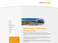 swat-energy.de Webseite Vorschau