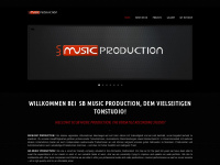 sbmusicproduction.ch Webseite Vorschau