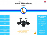 musikinstrumente-mietservice.de Webseite Vorschau