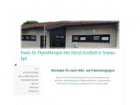 physiotherapie-ubrich-grotholt.de Webseite Vorschau