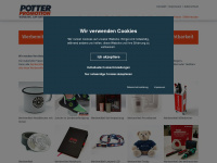 potter-promotion.de Webseite Vorschau
