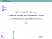 dom-schmuck.com Webseite Vorschau