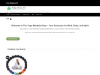 theyogamandala.com Webseite Vorschau