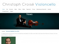 christophcroise.ch Webseite Vorschau