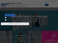 barncancerfonden.se Webseite Vorschau