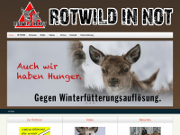 rotwild-in-not.at Webseite Vorschau