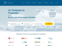 park.aero Webseite Vorschau