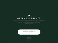 greenelephants.info Webseite Vorschau