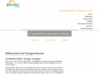 energie-kienzler.de Webseite Vorschau