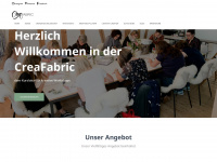 creafabric.ch Webseite Vorschau