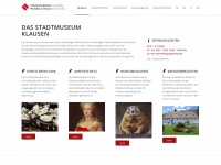 museumklausenchiusa.it Webseite Vorschau