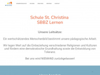schule-st-christina.de Webseite Vorschau