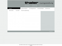 thaler-raum.ch Webseite Vorschau
