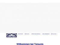tsiounis.com Webseite Vorschau