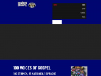100-voices-of-gospel.de Webseite Vorschau