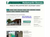 holzmarkt-donau.de Webseite Vorschau