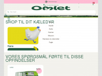 omlet.dk Webseite Vorschau