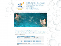 saunabad-gerungs.at Webseite Vorschau